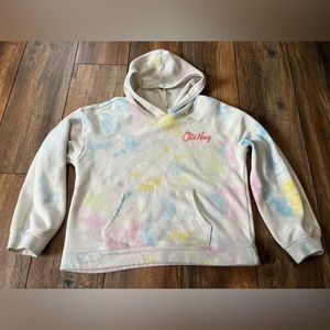 { old navy } girls tye dye hooded long sleeve, XL